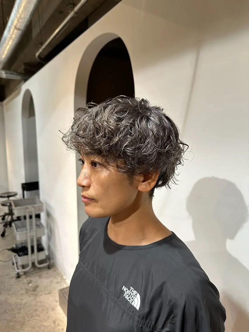 ショート パーマ ショートヘア twig 山田 永嶋芽衣のヘアスタイル