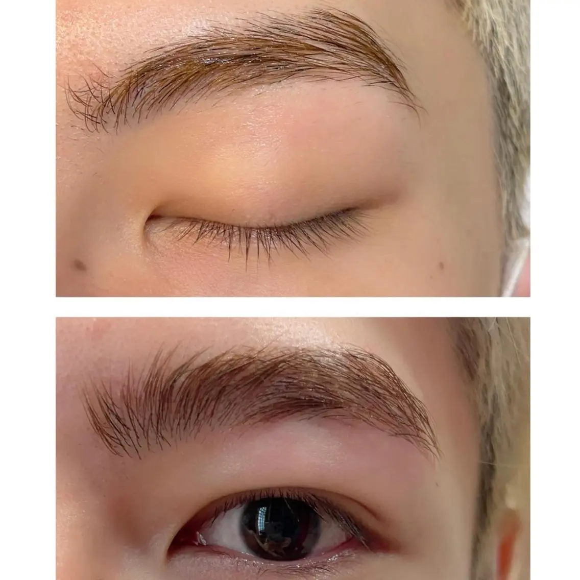 メンズ アイブロウ ハリウッドブロウリフト メンズアイブロウ MINX eye トシジマ ユキのマツエク・マツパデザイン