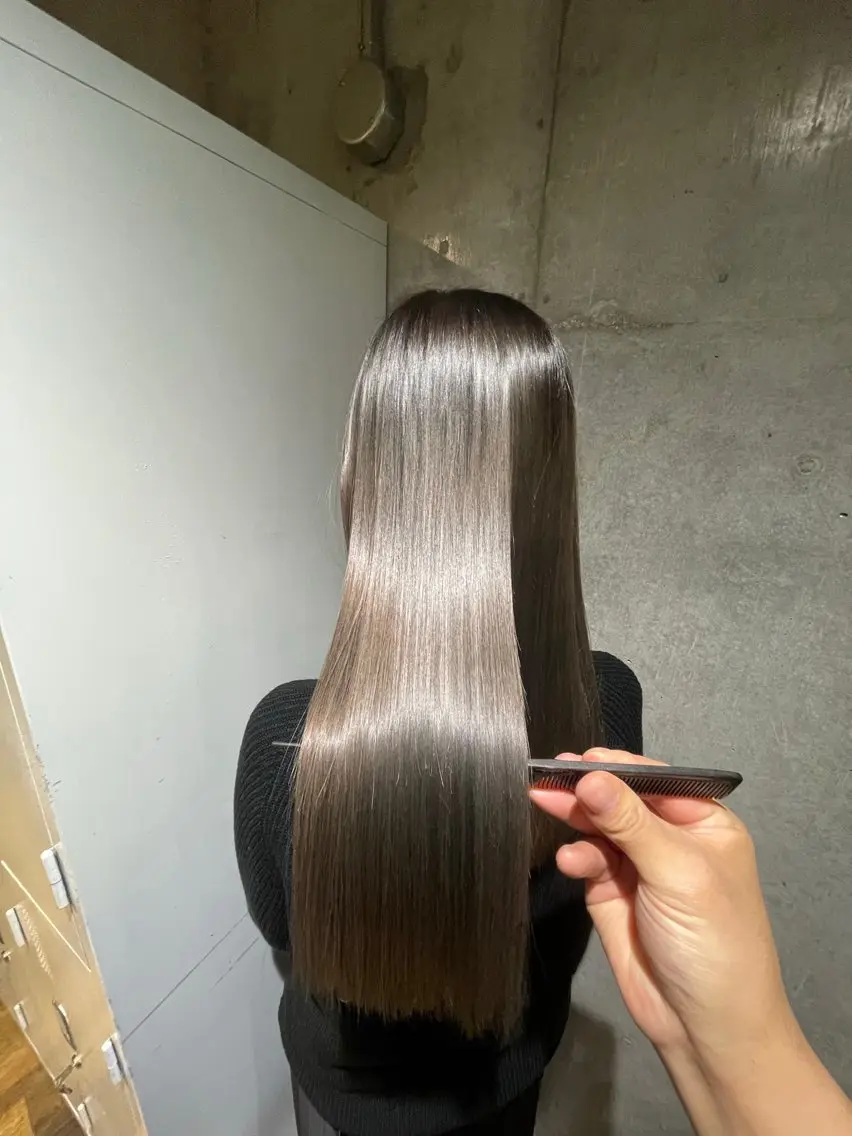 💎美髪ストレート💎 【綺麗に髪を伸ばしたい人限定】✨🥣ナノバブルケア&1stepTR付き🍀の写真