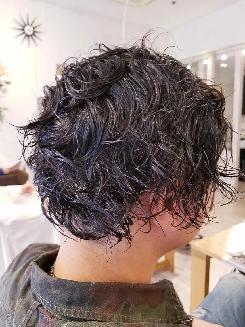 パーマ スパイラルパーマ 川越/メンズ/ キッズカット/西田 のヘアスタイル