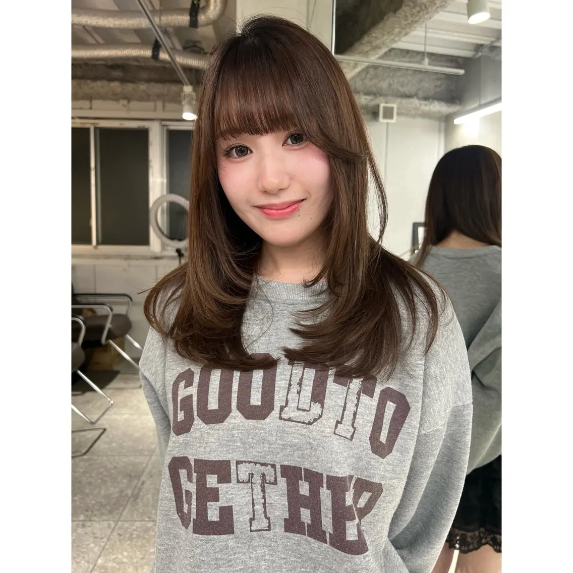 ミディアム トリートメント fev kihoのヘアスタイル