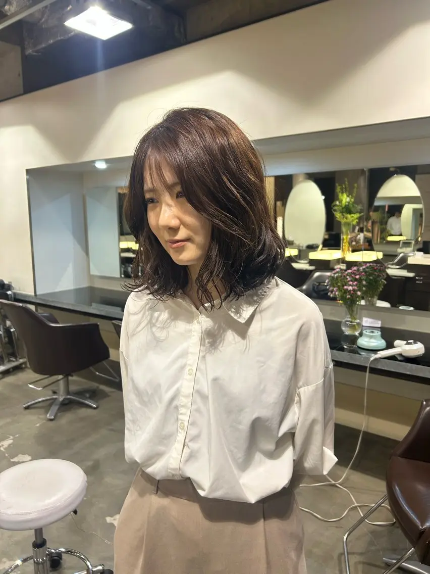 パーマ カット パーマ レイヤー✨パーマ 🌙 nanacoのヘアスタイル