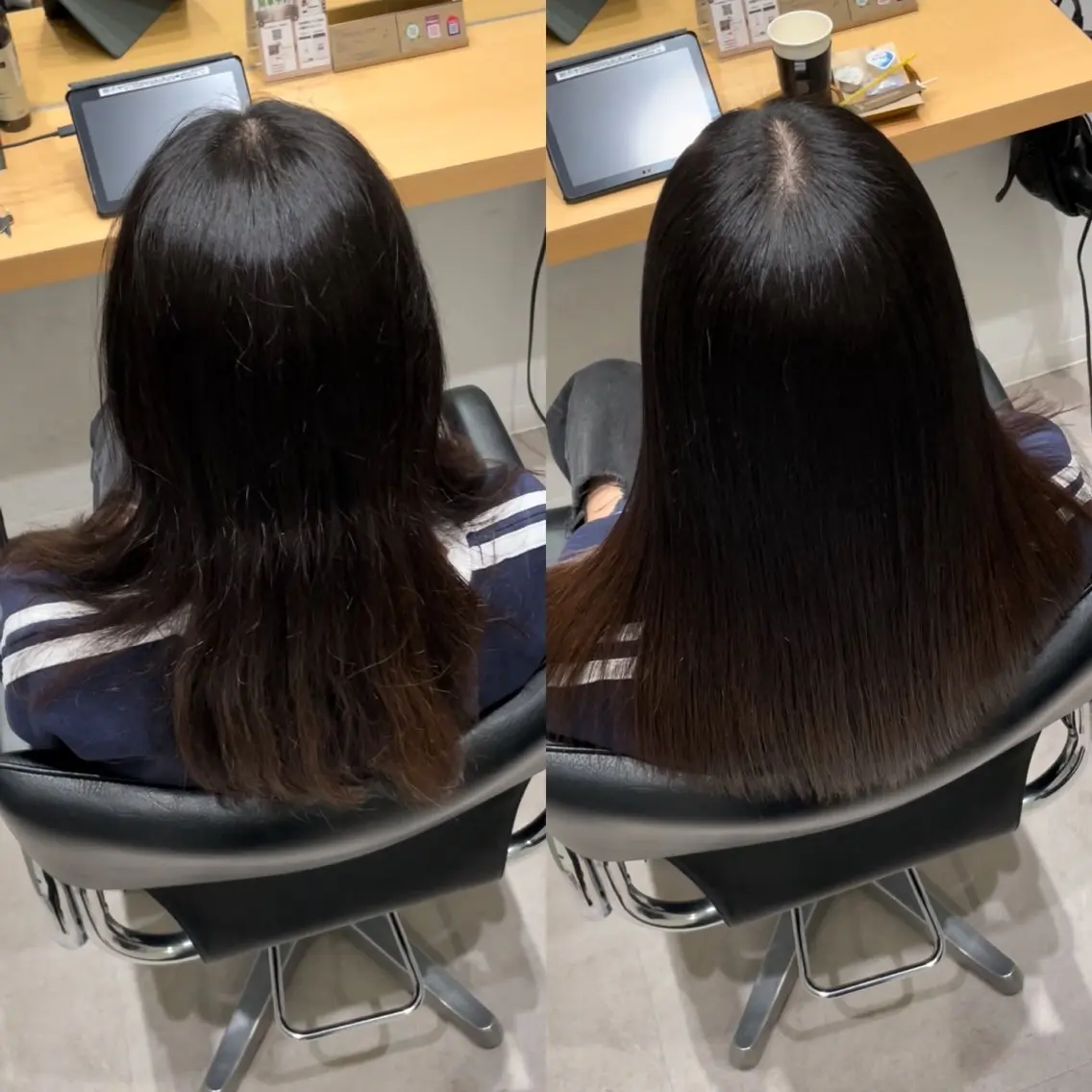 セミロング 髪質改善 トリートメント 髪質改善ヘアケア 艶髪特化/上田のヘアスタイル