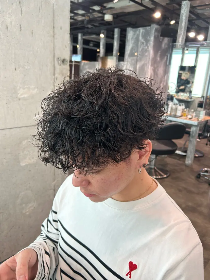 メンズ メンズパーマ カット パーマ トリートメント メンズ特化美容師 💠チナツのヘアスタイル