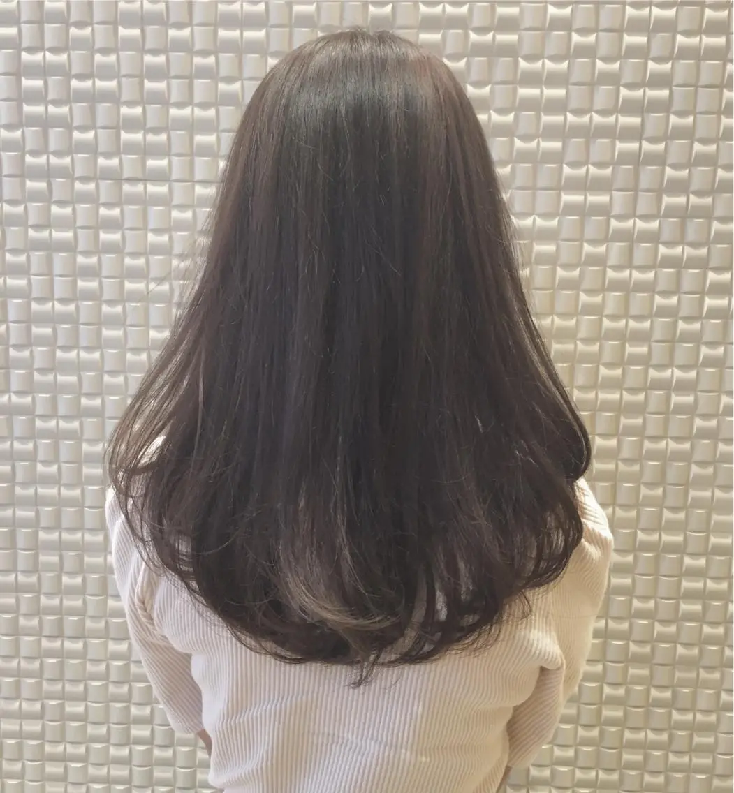 セミロング カラー アディクシーカラー アッシュ ディープラベンダー ラベンダーカラー ラベンダーアッシュ 𝒢𝒾𝓇𝓁𝓎 ⑅　𝓎𝓊𝓀𝒶のヘアスタイル