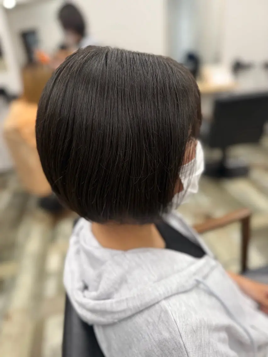 ミディアム カット 中西 広人のヘアスタイル