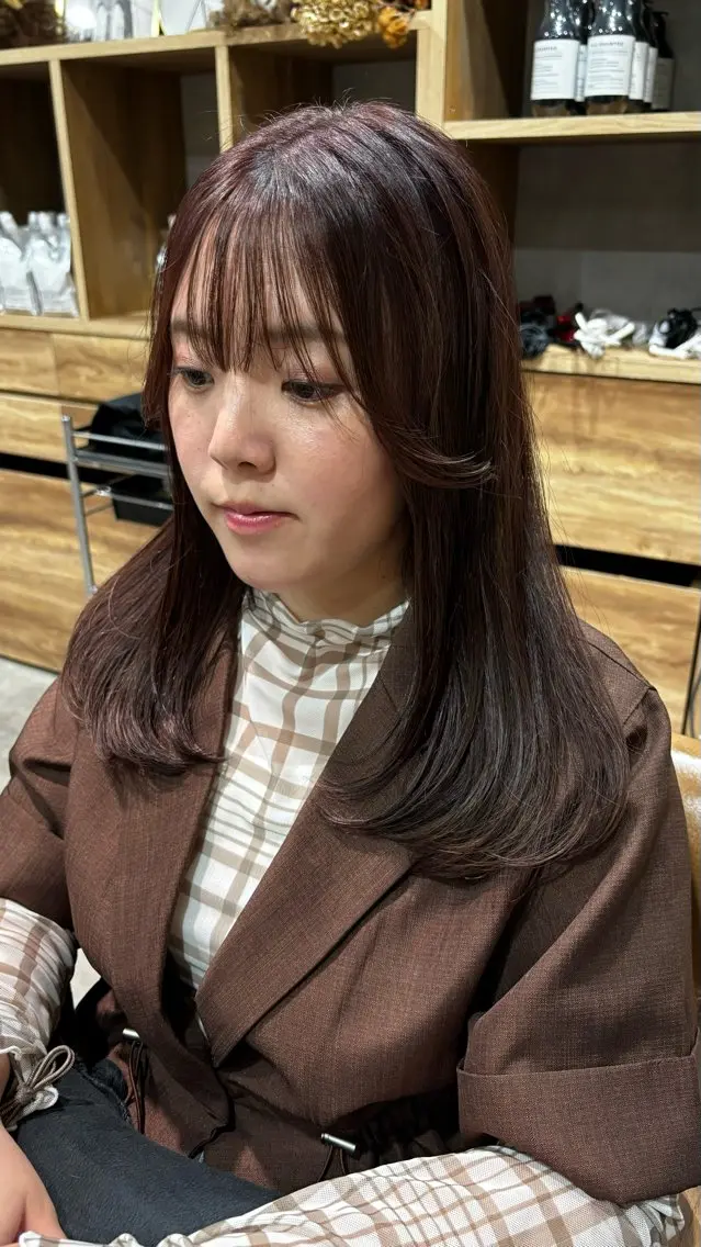 ロング レイヤーカット &Maison. LILIのヘアスタイル