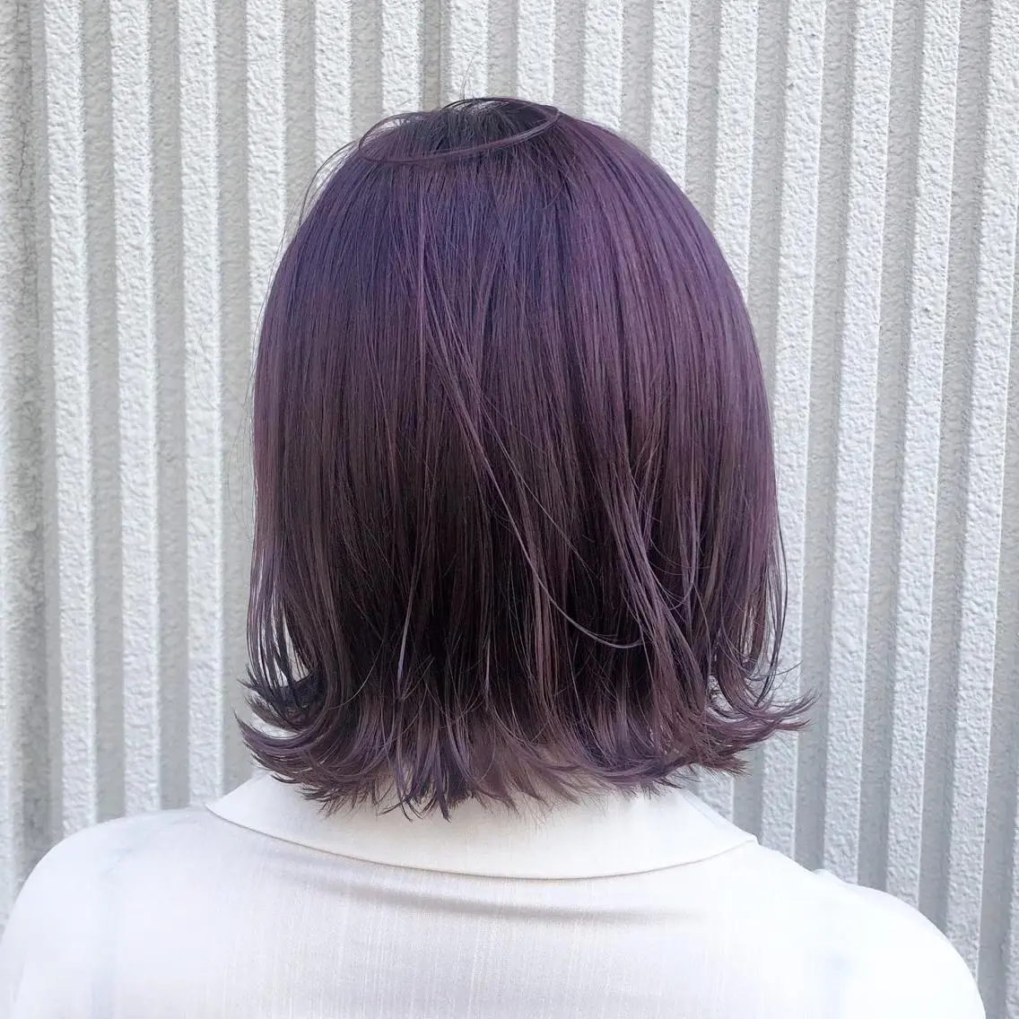 ミディアム 切りっぱなしボブ ボブ 武田 和子のヘアスタイル