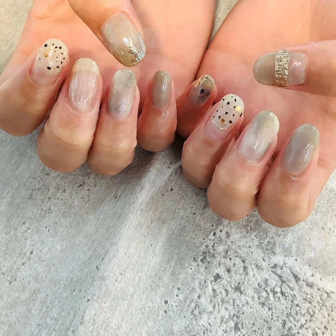 ネイル ハンドネイル nail salon etoile 中村のネイルデザイン