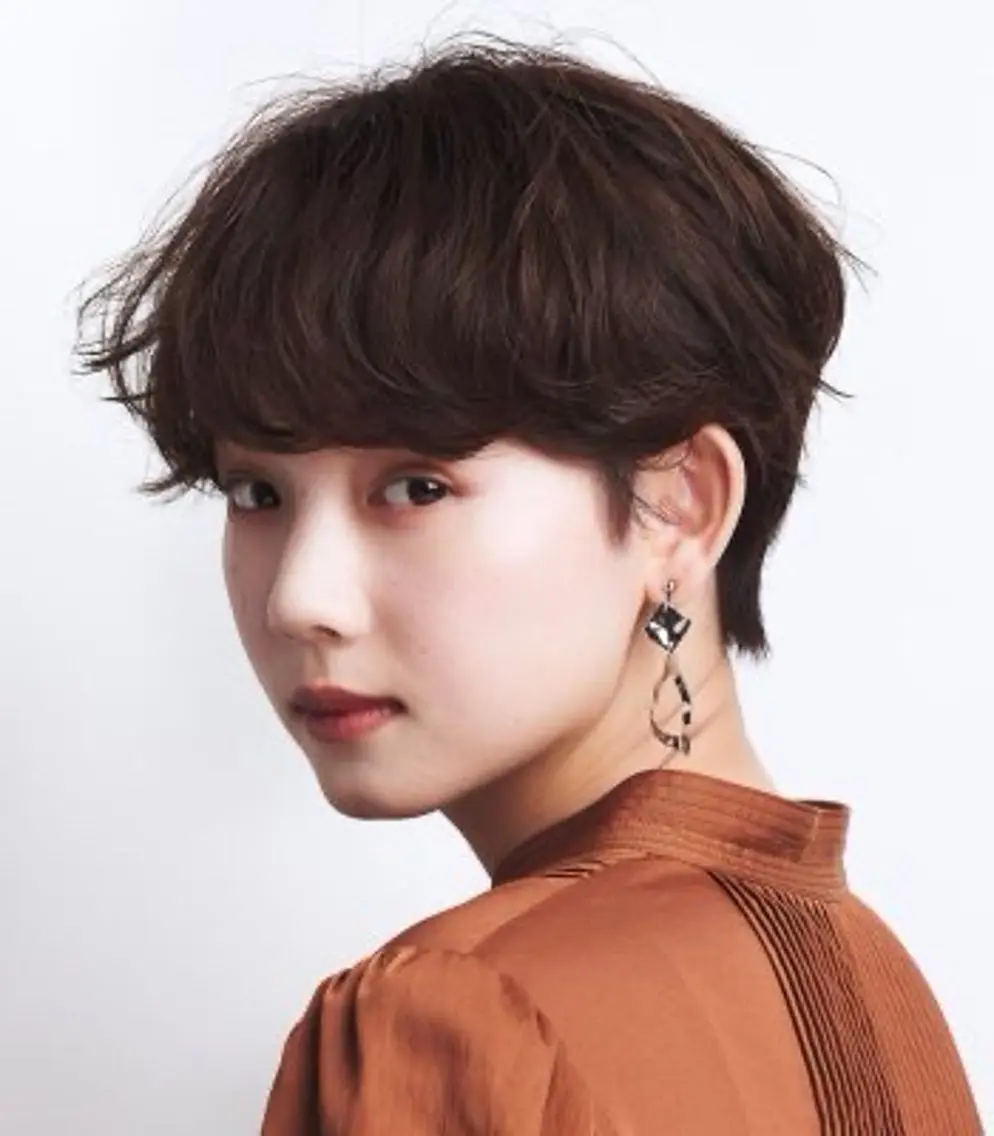 ショート カット 田中 奨真のヘアスタイル