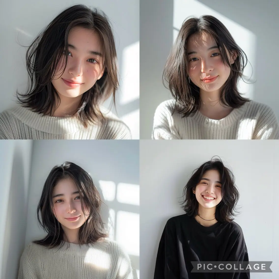 ミディアム カラー ボブ 外ハネヘア カット ヘアカラー トリートメント スズキジュンペイ 銀座/髪質改善のヘアスタイル