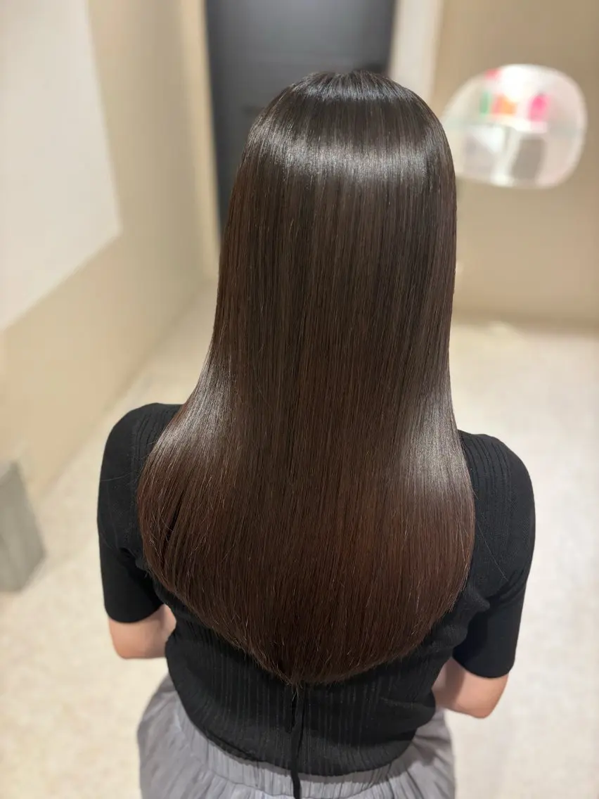 ロング 縮毛矯正 トリートメント ULTOWA/銀座 ERIのヘアスタイル