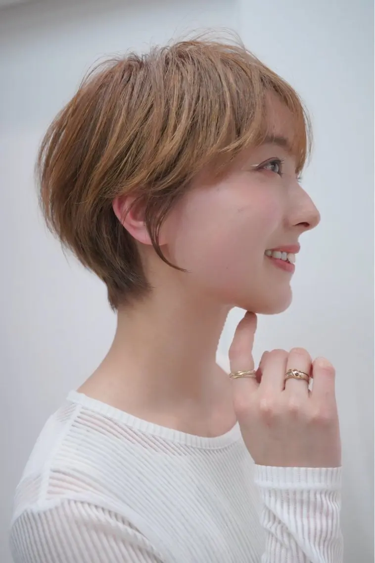 ショート くびれヘア ショートヘア ✨垢抜け×大日イオン ×似合わせ井谷拓馬のヘアスタイル
