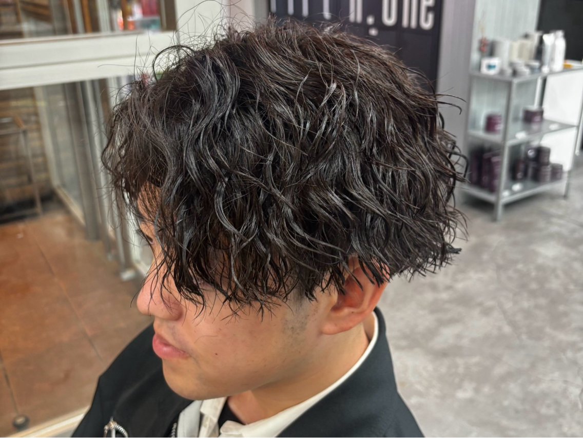 パーマ メンズ カット パーマ メンズ特化🌊/似合 わせカット🌊/奏音のヘアスタイル