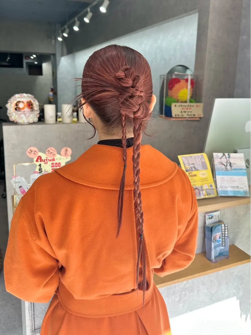 ✈️大事なイベント前に➰🎫ヘアアレンジ❕⚠️夜会巻き、日本髪、ウェーブ等NG❌⚠️の写真