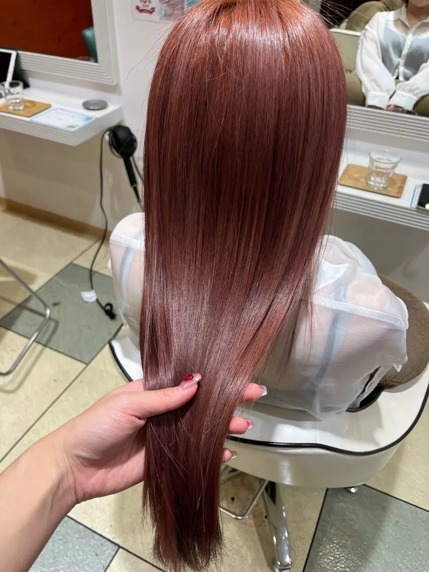 カラー 淡色┊︎ナチュラル 🧁奈那美🧁*.゜のヘアスタイル