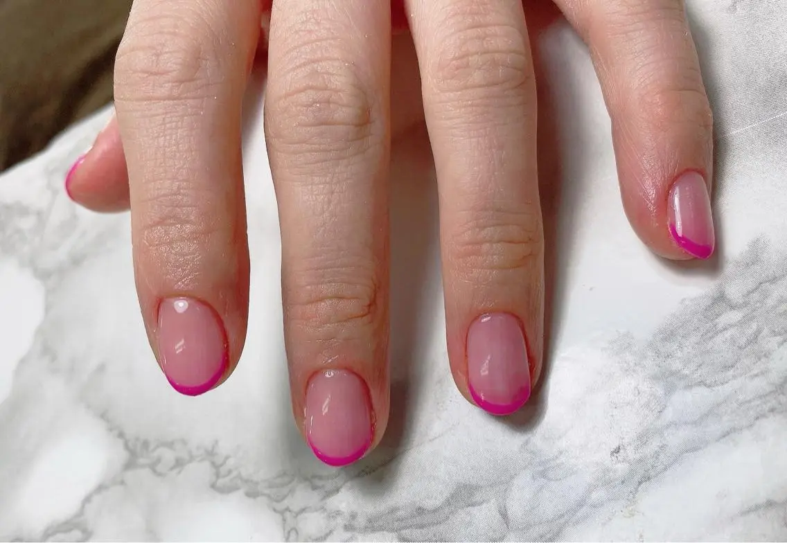 ネイル フレンチネイル ハンドネイル nail salon 9NINEのネイルデザイン