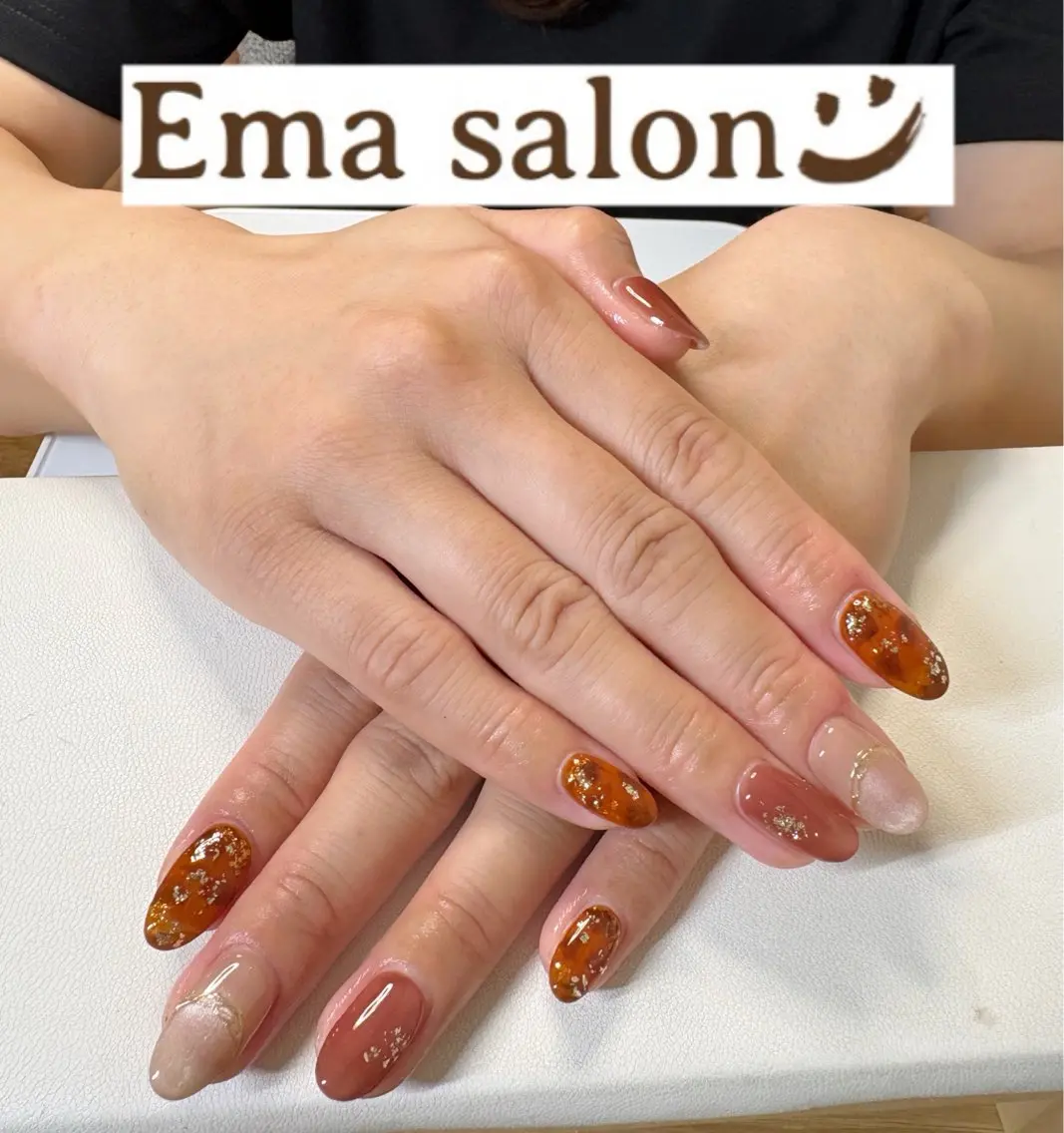 ネイル 持ち込み ハンドネイル Ema salon hiromiのネイルデザイン