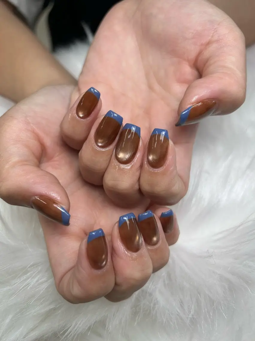 ネイル ジェルネイル 持ち込み ワンカラーネイル スカルプネイル xinh nailsのネイルデザイン