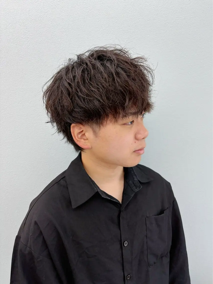 【メンズ限定】ミニモ限定25%offメンズカット＋シャドウパーマ＋リラクゼーションシャンプーの写真