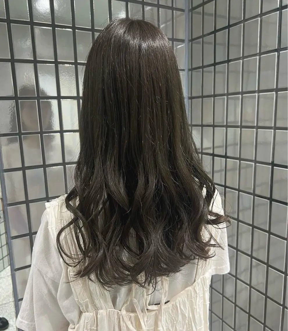 ロング カラー カット ヘアカラー トリートメント akane/ボブ /ブラウンベージュのヘアスタイル