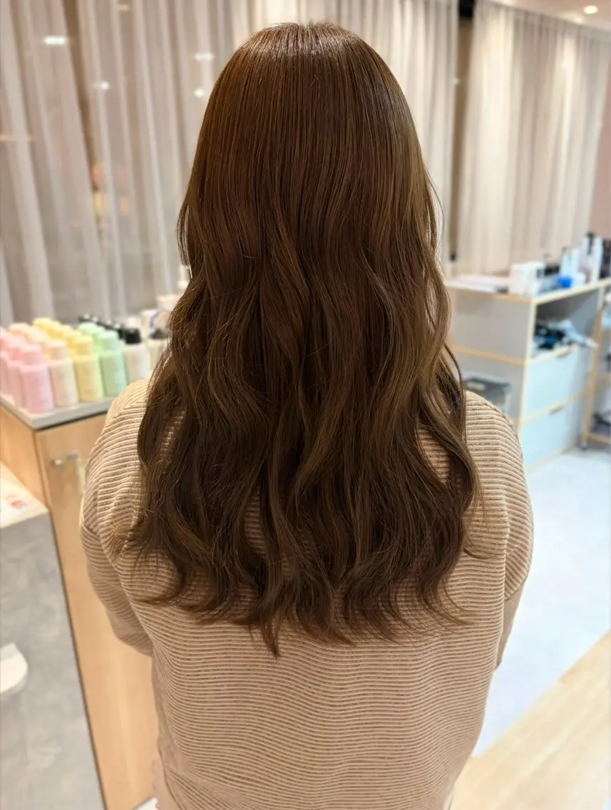 ロング カラー ベージュカラー ヘアカラー merc.🌷恒藤 環希のヘアスタイル