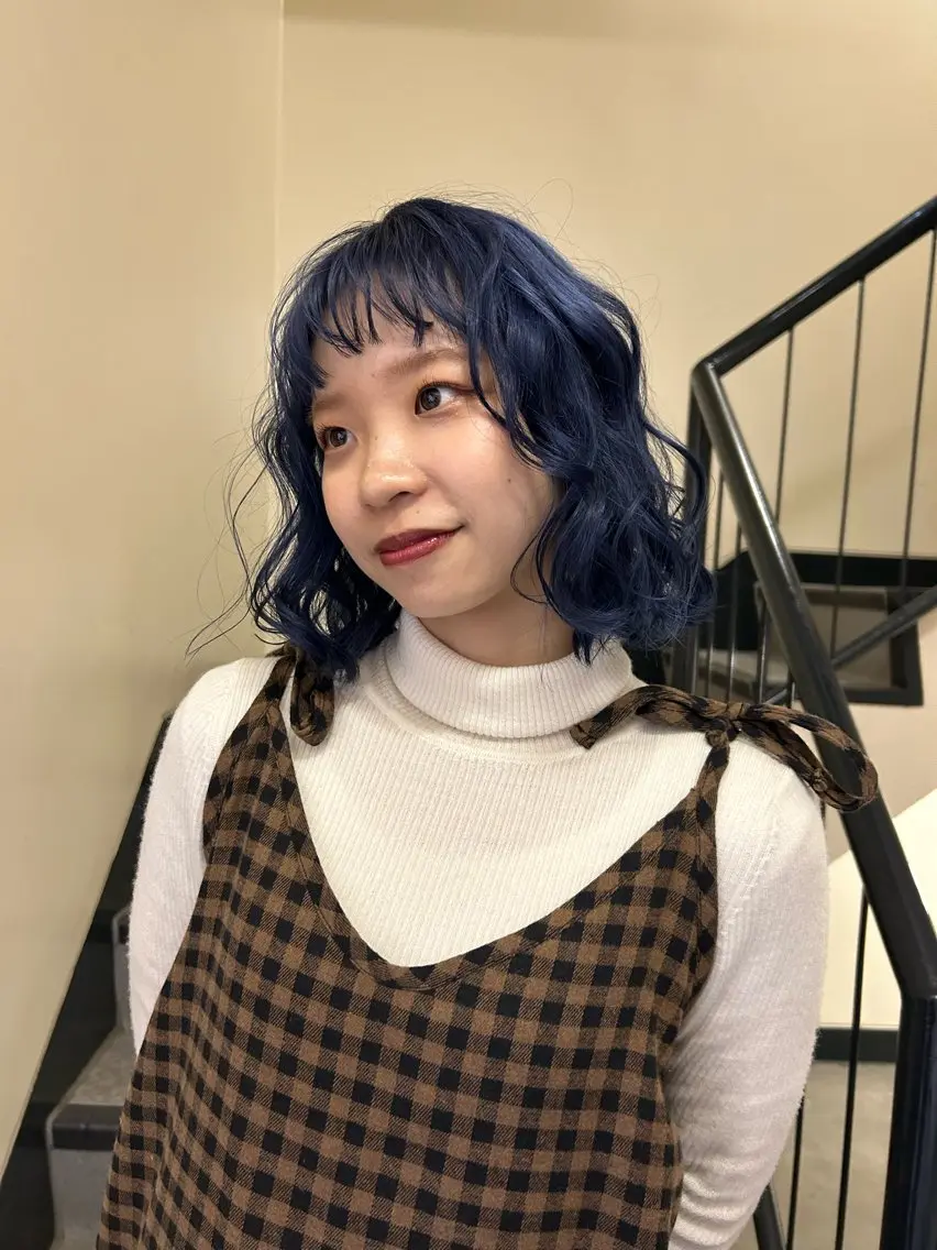 ショート カラー ☕️結【suii.】 ボブ/ヘアセット☕️のヘアスタイル