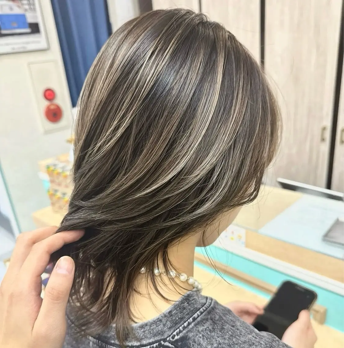 🌟カット➕透明感イルミナカラー➕サラツヤトリートメント✨の写真