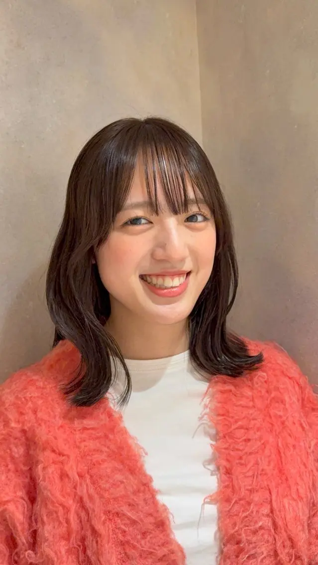 ロング カット ヘアカラー 韓国レイヤー 🎀ダブルカラーのヘアスタイル