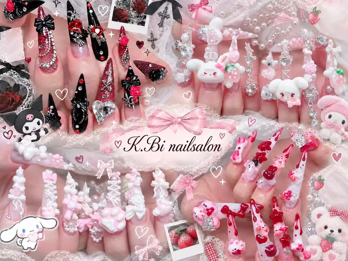 ネイル 成人式 フットネイル ジェルネイル マグネットネイル 大理石ネイル(マーブル) ハンドネイル K.bi_nail ネイル長さ出し専門店のネイルデザイン