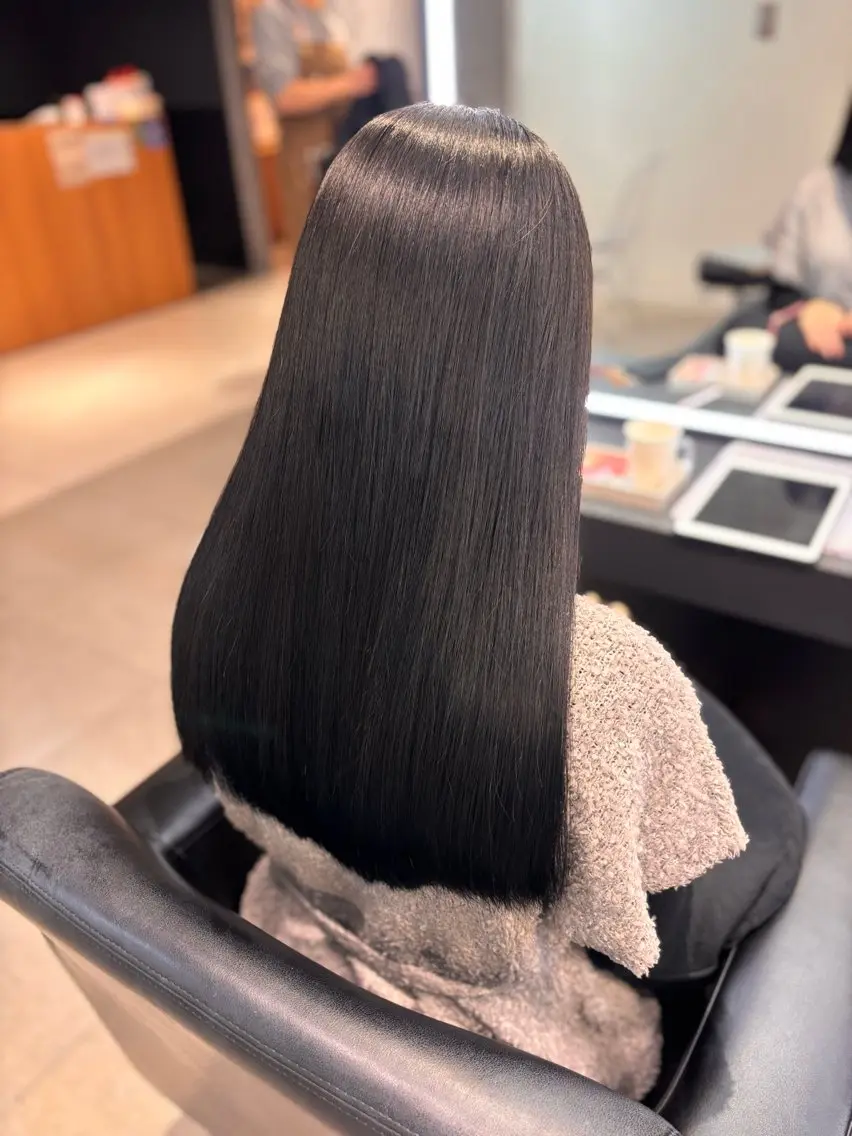 ロング 髪質改善 似合わせカット カット 縮毛矯正 RABU /髪質改善 伏見/ヘアケアサロンのヘアスタイル