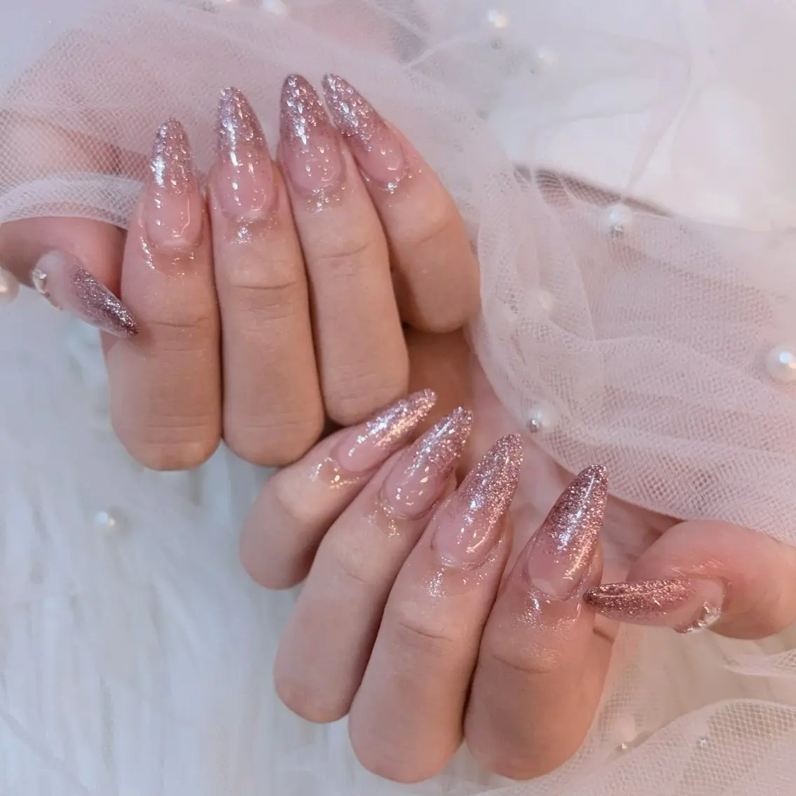 ネイル 長さ出し ロングネイル ネイルチップ ハンドネイル KIREIE Soraのネイルデザイン