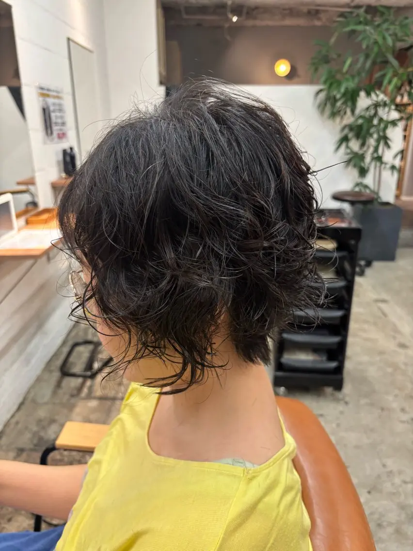 ショート パーマ TSURUYO ショートモデル募集中のヘアスタイル