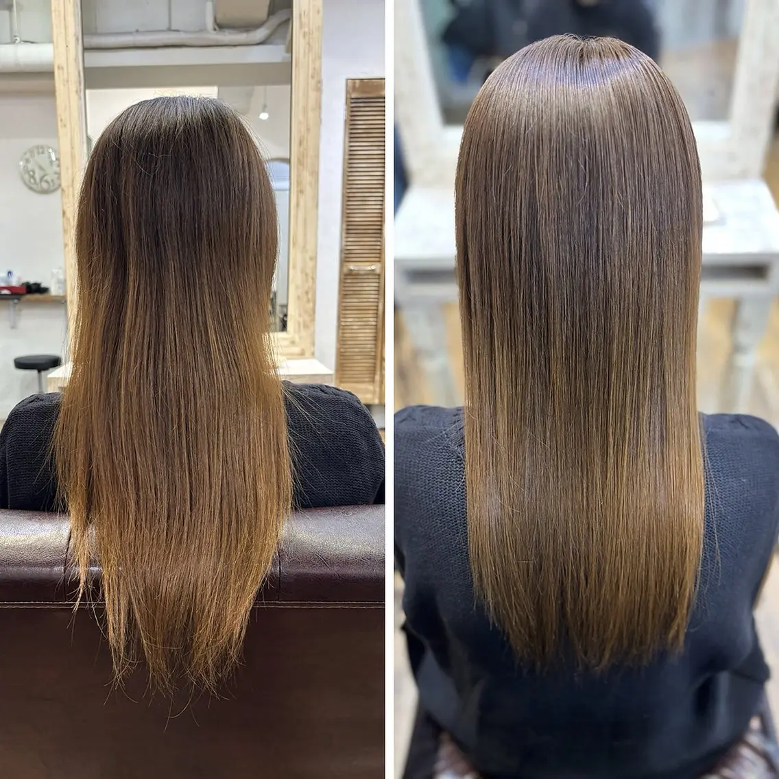 ロング カラー ブリーチ ダブルカラー インナーカラー ブリーチなしカラー ハッシュカット カット ヘアカラー トリートメント 💜髪質改善💜韓国 レイヤー💜TAKUのヘアスタイル