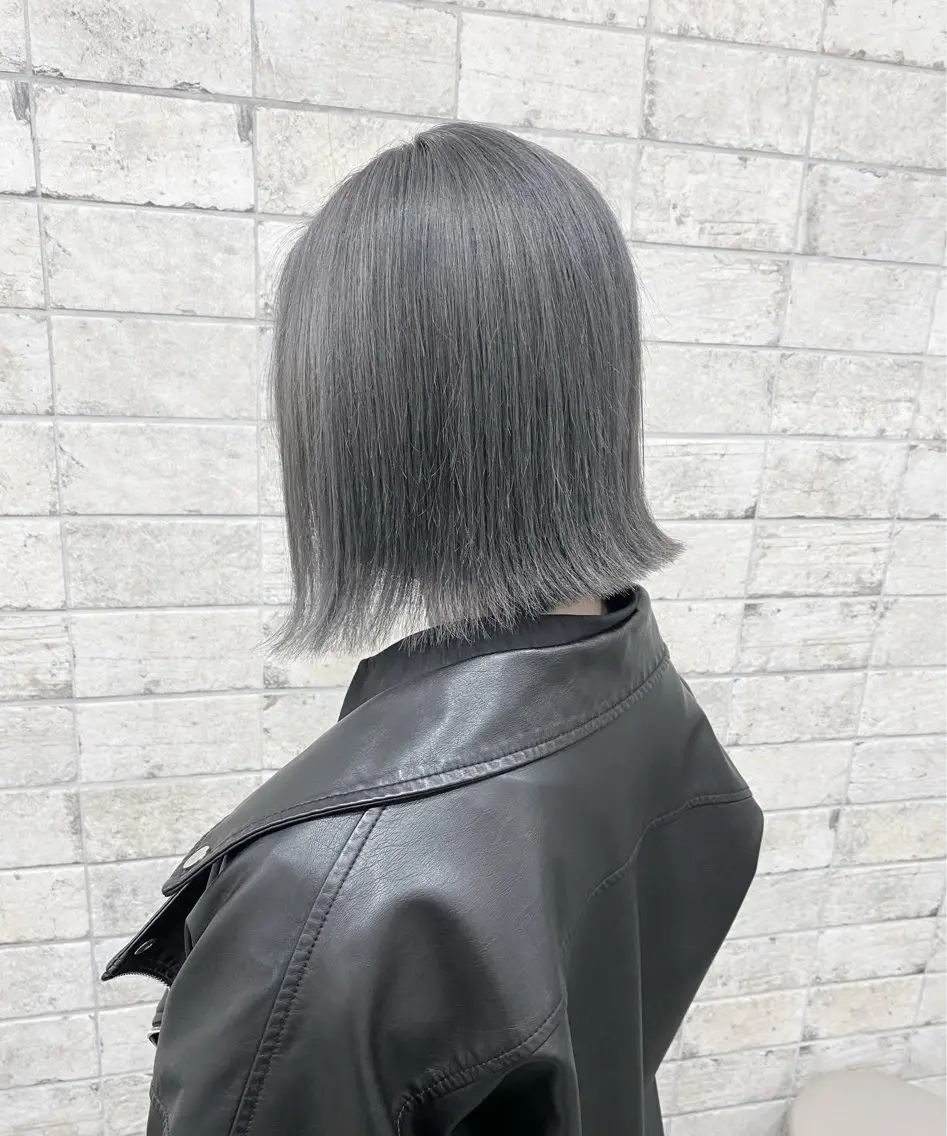 ミディアム カラー ミディアムパーマ バレイヤージュ ブリーチ ケアブリーチ ダブルカラー カット ヘアカラー オーナースタイリスト 奈須雄紀のヘアスタイル