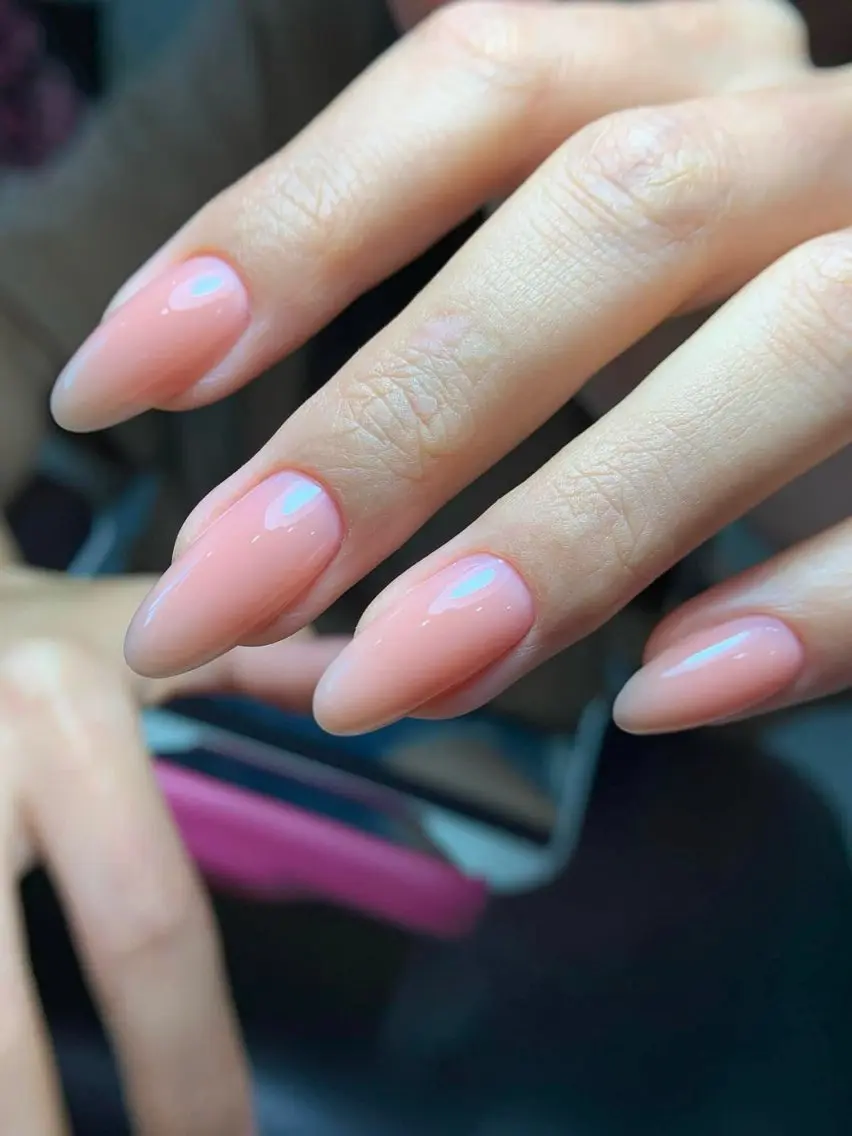 ネイル チークネイル ドット フレンチネイル グラデーション 韓国ネイル ハンドネイル Minette nailrinrinのネイルデザイン