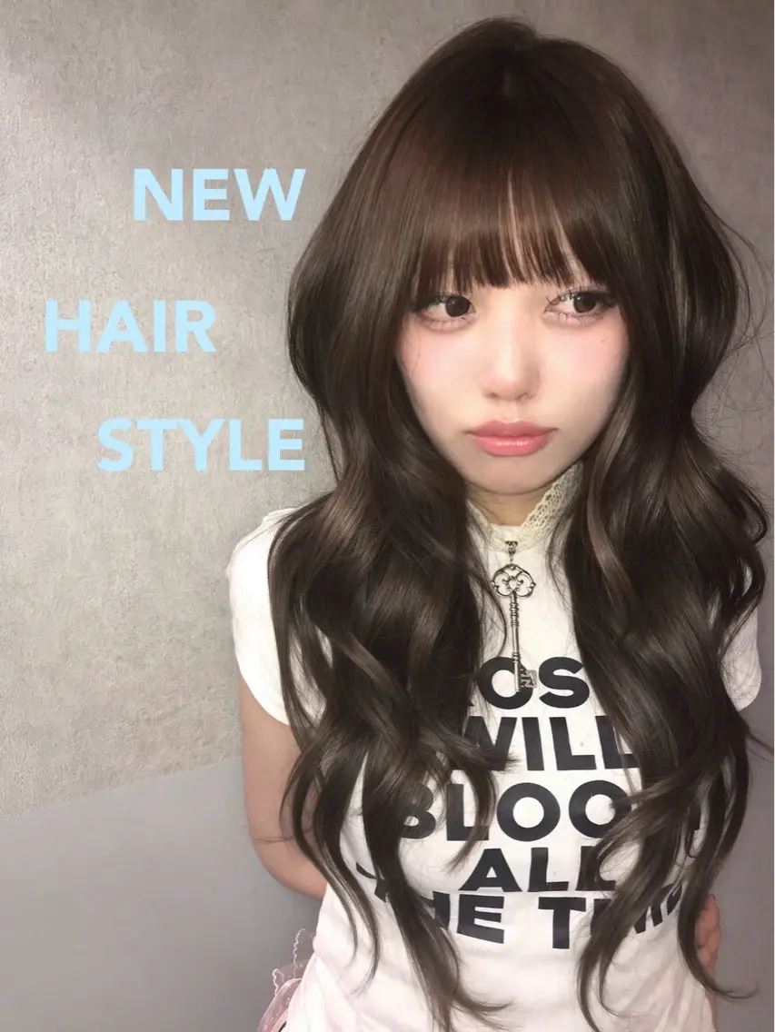 ロング ヘアカラー トリートメント mao 福岡美容師/韓国ヘアのヘアスタイル