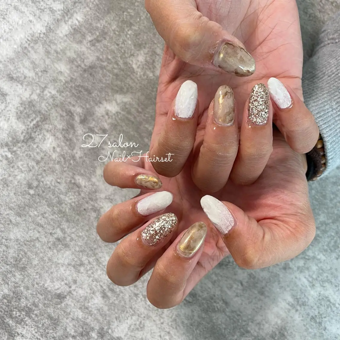ネイル ニュアンスネイル 27salon yuinaのネイルデザイン