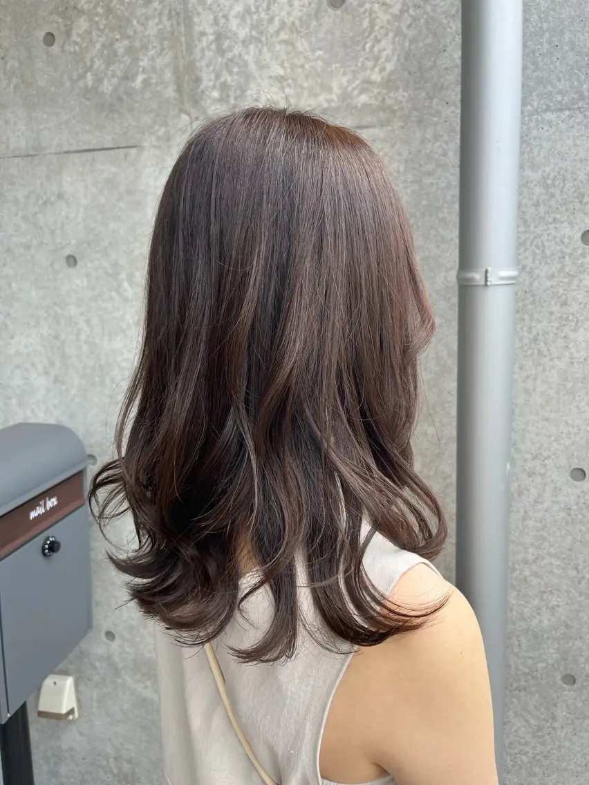ミディアム カット ヘアカラー トリートメント mio/⭐︎ ブリーチ指名No.1のヘアスタイル