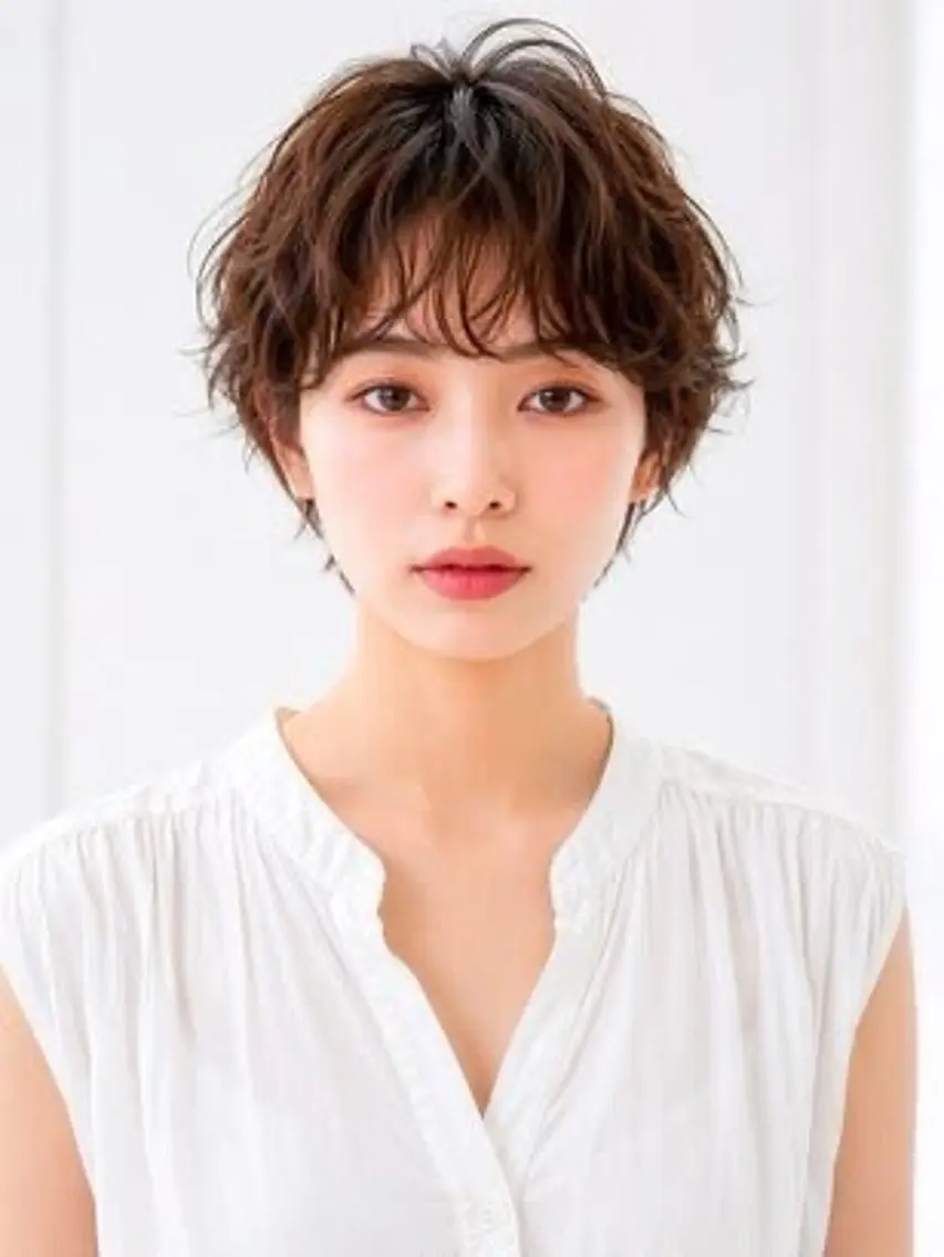 ショート パーマ パーマ 似合わせカット指名率 NO.1/髪質改善のヘアスタイル
