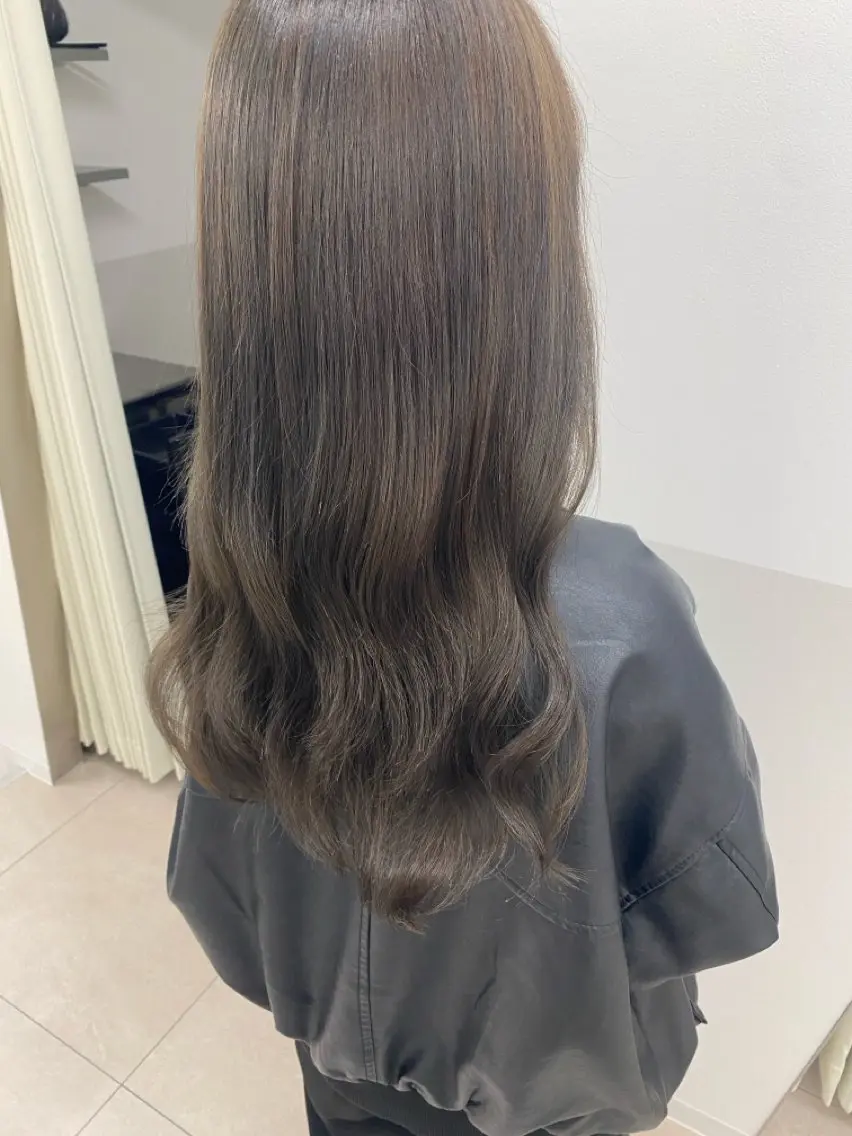 ブリーチなしダブルカラー+2step髪質改善TRの写真