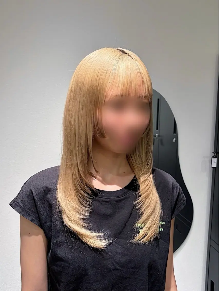 セミロング カット トリートメント limitみづき🌙 カラーのヘアスタイル