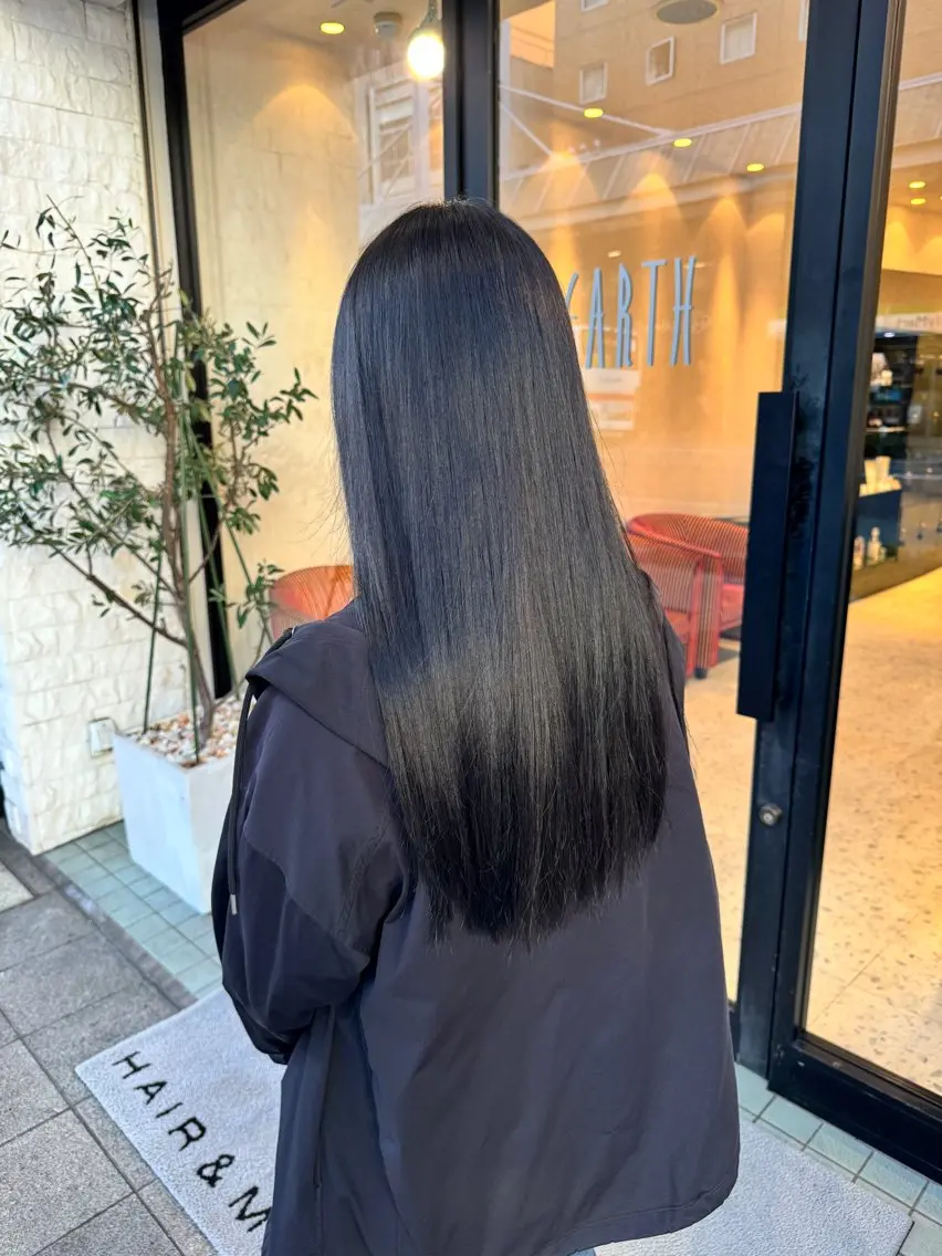 ロング カット ヘアカラー 佐藤留唯 似合わせ×アレンジのヘアスタイル