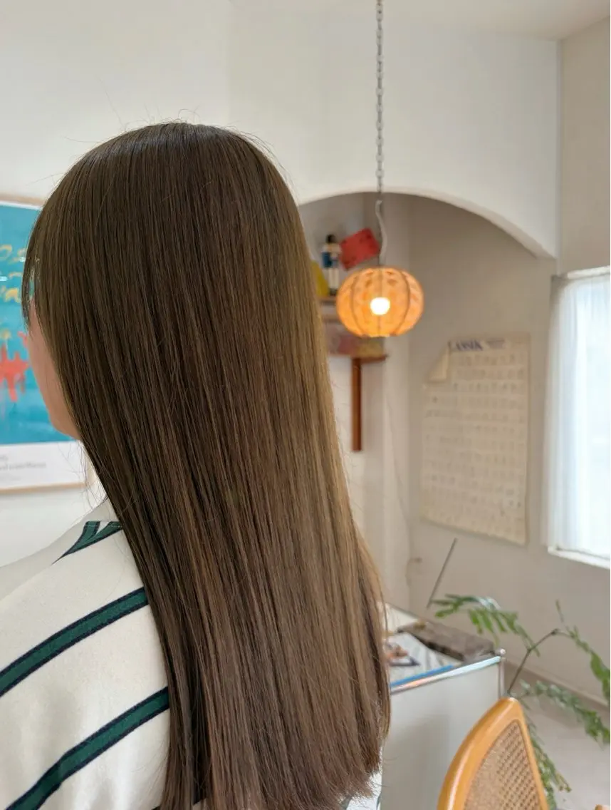 カラー 透明感カラー はやし ちののヘアスタイル