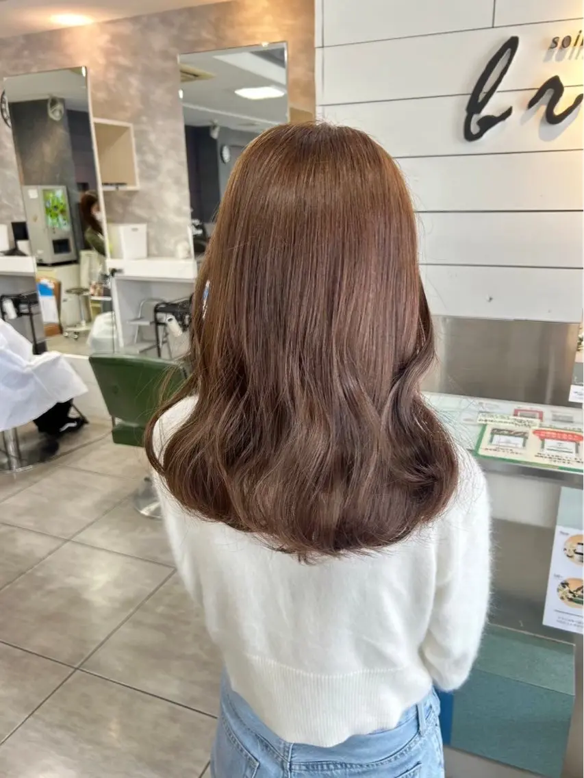 ロング カラー ヘアカラー 本尾 空大のヘアスタイル