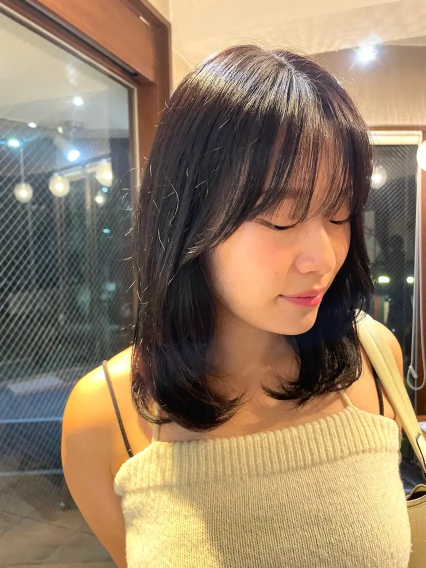 前髪&フェイスラインカット✂︎の写真