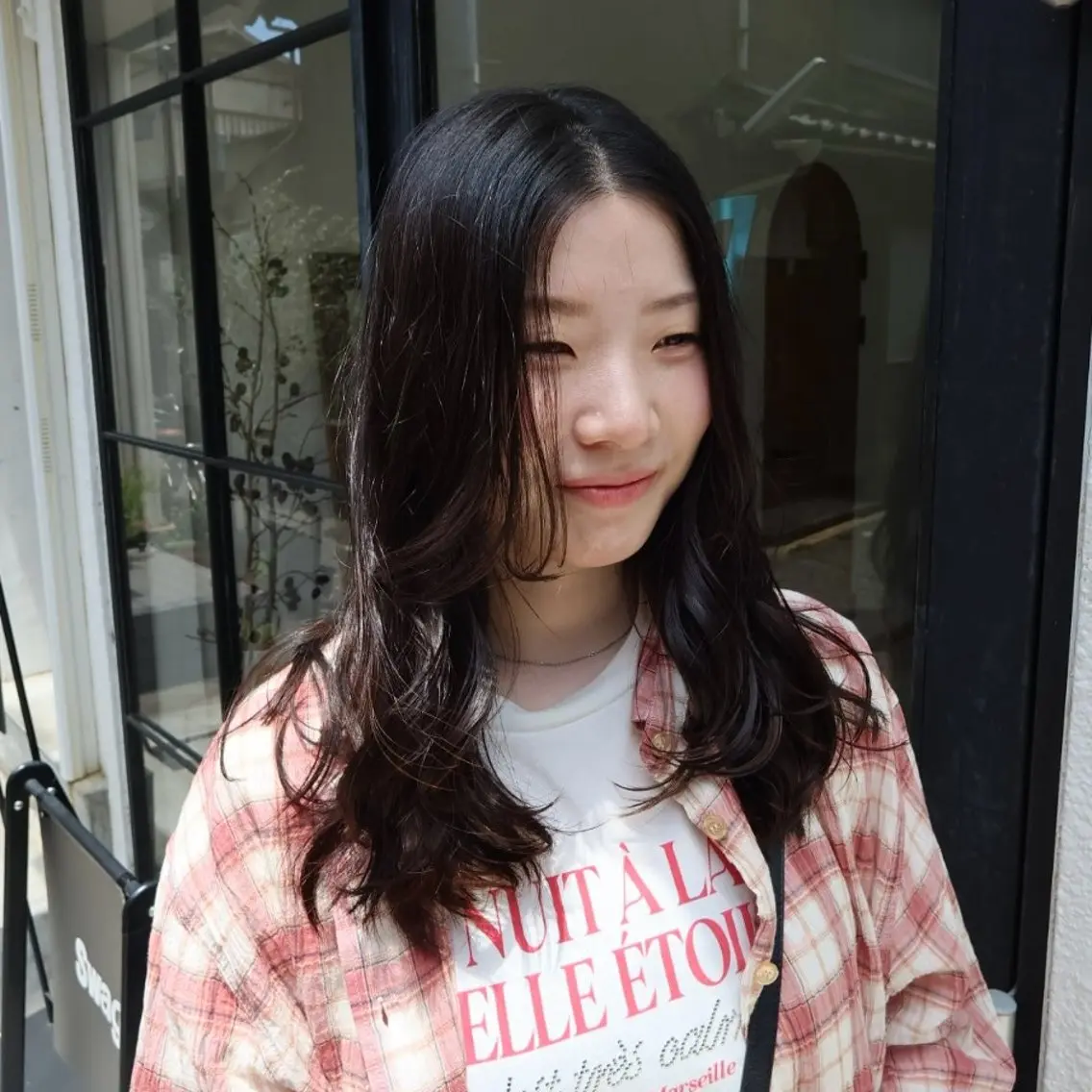 ロング レイヤーカット カット momo / カラー、カットモデルのヘアスタイル