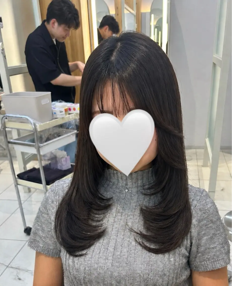 セミロング ヘアアレンジ /カラー和田茉日琉のヘアスタイル