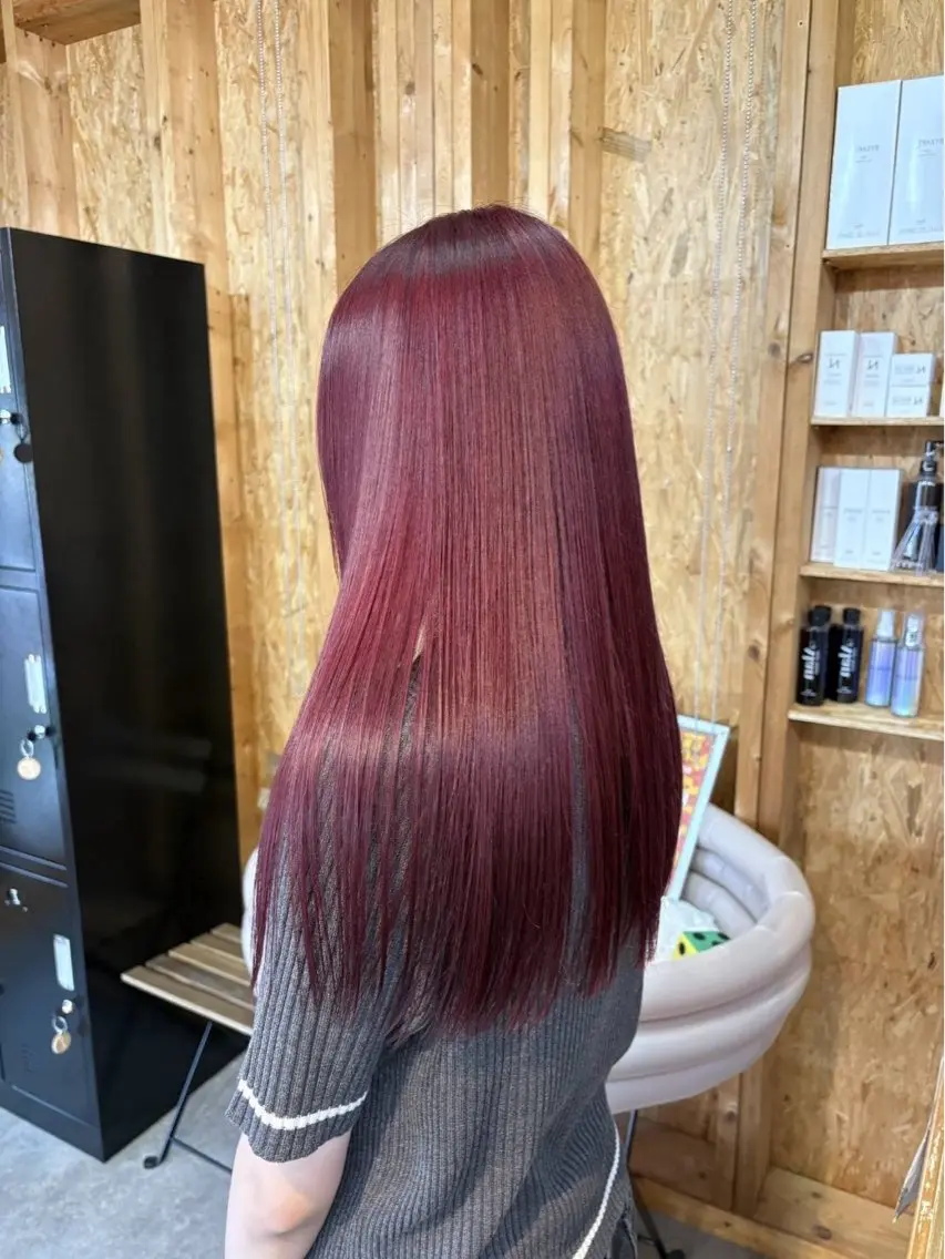 🍒ྀི艶感たっぷり ワンカラー+バイカルテ(梅)3stepトリートメント☁️の写真