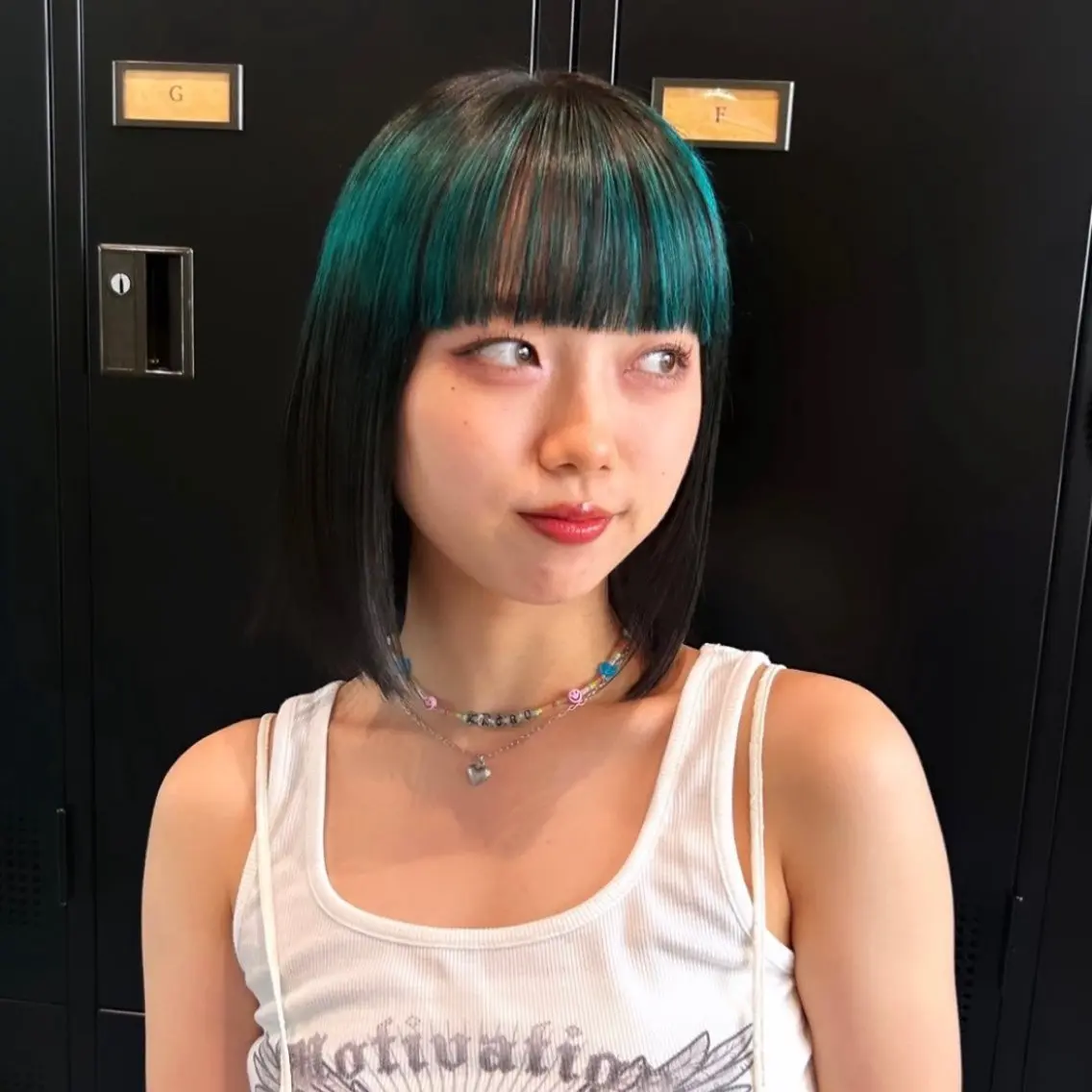 ミディアム カラー カット ヘアカラー デザインカラー 🥨HAZUKiのヘアスタイル